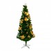 Brad artificial cu fibra optica, decoratiuni si instalatie Led, 210 cm, BL1017-210 Brad artificial cu fibra optica, decoratiuni si instalatie Led, 210 cm, BL1017-210