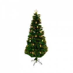 Brad artificial cu fibra optica, decoratiuni si instalatie Led, 240 cm, BL1020-240