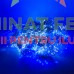 Perdea luminoasa, 4 m x 5 m, Albastru, BL1200W-B