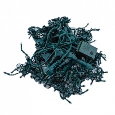 Perdea luminoasa, 4 m x 5 m, Alb Rece cu Rosu, BL1200G-WR