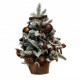Brad artifical in ghiveci cu decoratiuni, 45 cm, MI-184