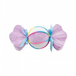 Decoratiune brad in forma de bomboana, culoare lila, dimensiune: 44x7x18.5 cm, MI-651