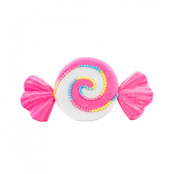 Decoratiune brad in forma de bomboane, culoare roz, dimensiune: 35.5x6x9cm, MI-529