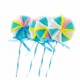 Decoratiune brad in forma de Lollipop, culoare multicolor, dimensiune: 8.5x1.5x24 cm, 4 buc/set MI-605