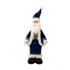 Decoratiune Craciun- Mos Craciun, culoare: albastru. Dimensiuni : 23*19*59cm-HB-161