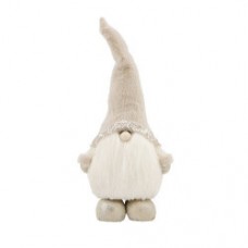 Decoratiune Craciun- Mos Craciun, culoare: crem. Dimensiuni : 20*13*46cm - HB-263