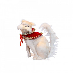 Decoratiune Craciun Motanel, Dimensiuni 27x15x22cm, HB-066