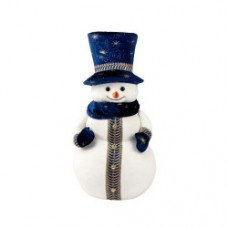 Decoratiune Craciun- Om de zapada, culoare: alb. Dimensiuni : 35*30*65cm -HB-155