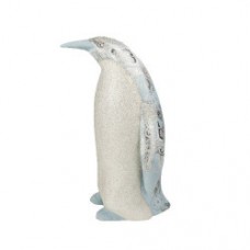 Decoratiune Craciun- Pinguin, culoare:albastru. Dimensiuni : 37*36*60cm -HB-178