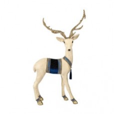 Decoratiune Craciun- Ren, culoare:crem Dimensiuni : 55*20*73cm- HB-159