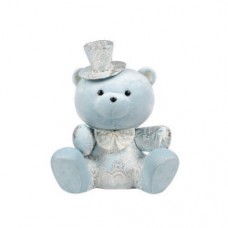 Decoratiune Craciun- Ursulet, culoare: albastru. Dimensiuni : 29*25*37cm -HB-182