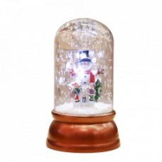 Felinar Muzical de exterior cu led si zapada artificiala , TP-37, 30cm