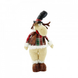 Figurina decorative din material textil , Ren, 22cm, ID-001