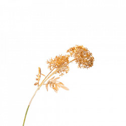 Frunza decorativa pentru brad, culoare auriu, dimensiune 60 cm, HB-1528
