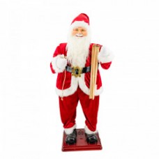 Mos Craciun Muzical, cu miscare lenta , 130 cm, MI-1204-130