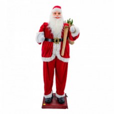 Mos Craciun Muzical, cu miscare lenta , 180 cm, MI-1204-180